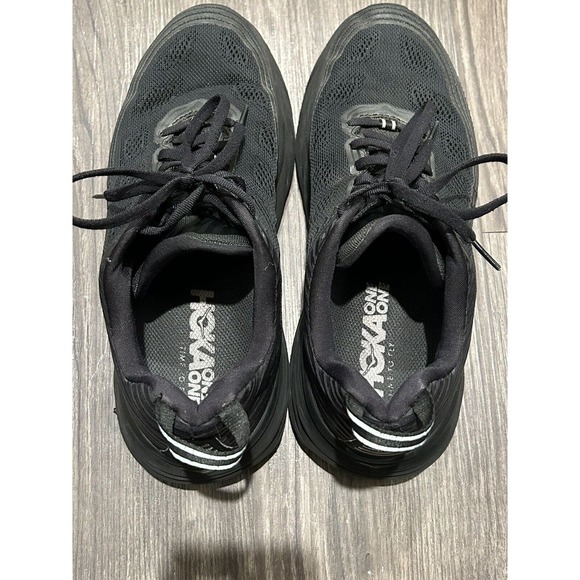 Hoka One One Bondi 7 Black Running Shoes Men's Size 7 - Picture 6 of 11